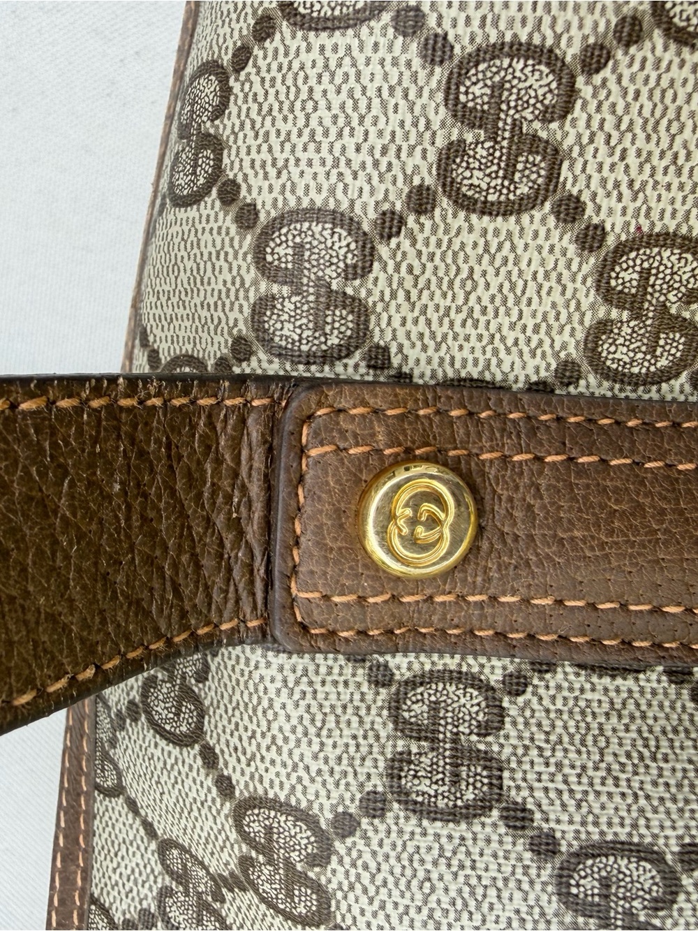 Gucci Brown GG Supreme Canvas Tote - Picture 10 of 15